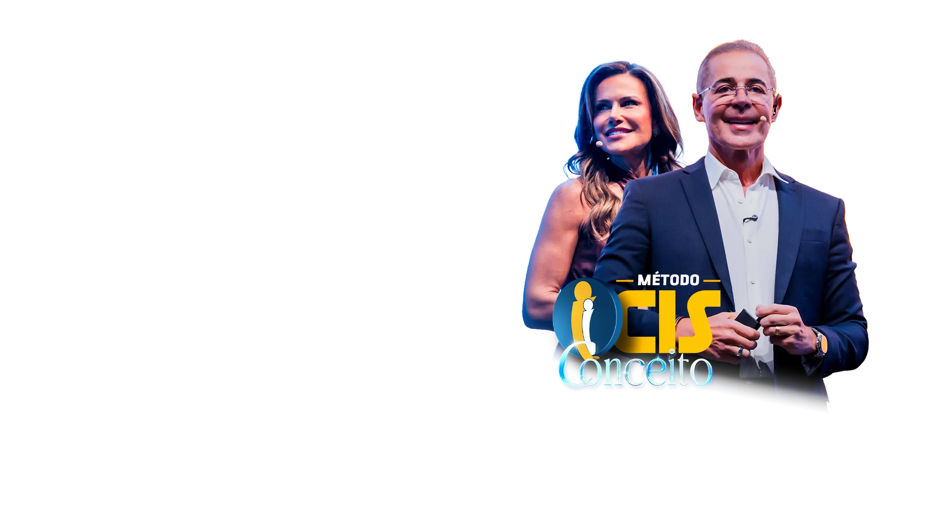 Paulo Vieira e Camila Vieira, que conduzem os três dias do Método CIS